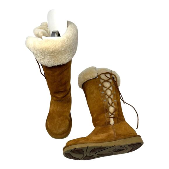 UGG Australia Sundance II Tall Shearling Boots Size 7 - Picture 6 of 10